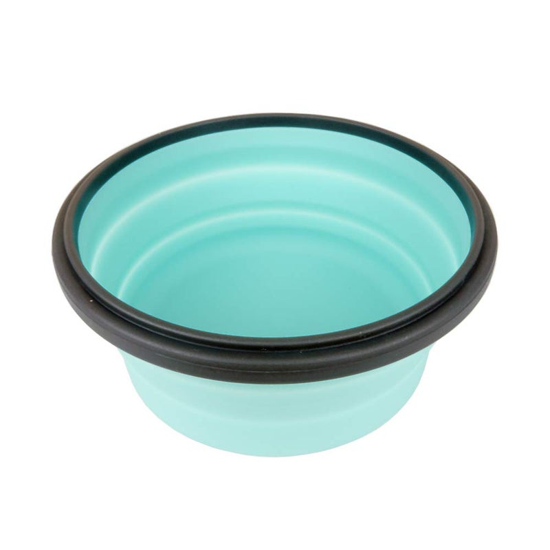 CARTINTS Blue Silicone Collapsible Food Storage Containers-Prep/Storage Bowls with Lids - Round Silicone Lunch Containers - Microwave and Freezer Safe Set of 3 - Image 2